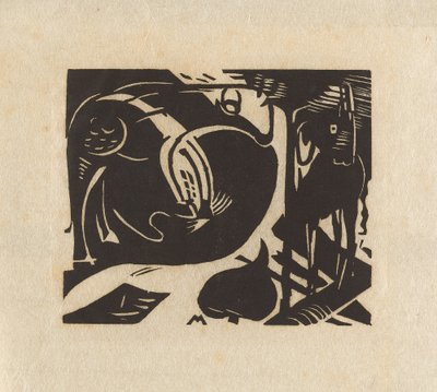 Dois animais míticos de Franz Marc