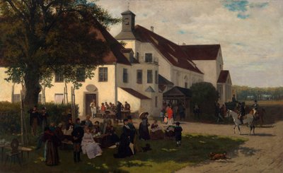 A pousada do castelo em Alt-Schleißheim de Franz Quaglio