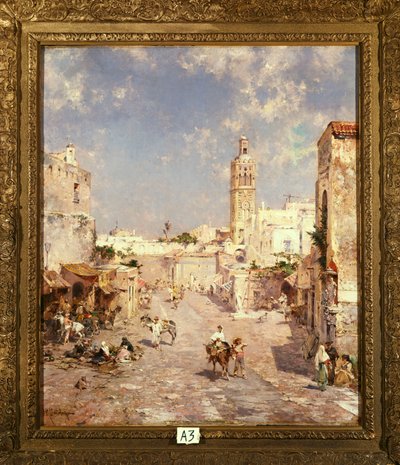 Figuras em uma cidade moura de Franz Richard Unterberger