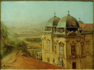 O Belvedere Superior em Viena de Franz Rumpler