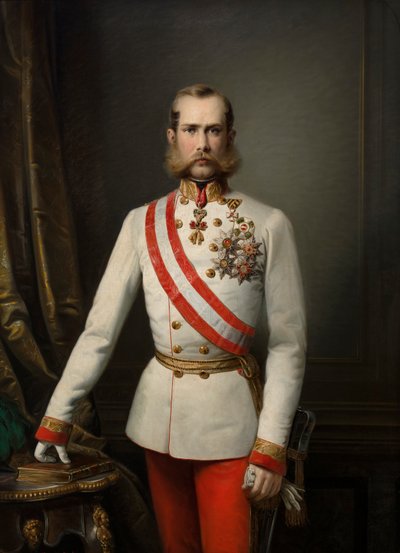 Alemão: Bildnis des Franz Joseph I Retrato de Franz Joseph I de Franz Russ the Elder