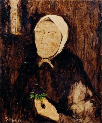A Violet Saleswoman de Franz Secky