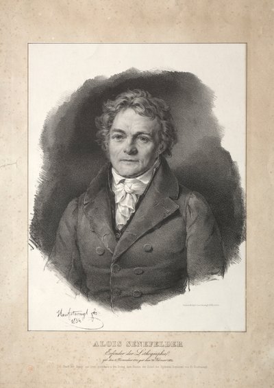 Aloys Senefelder. de Franz Seraph Hanfstaengl