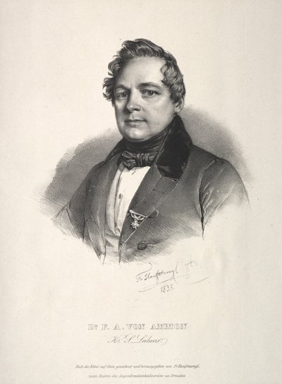 Dr. Friedrich August von Ammon, 1838. de Franz Seraph Hanfstaengl