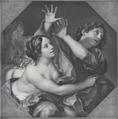 Esposa de José e Potifar, 1837. de Franz Seraph Hanfstaengl