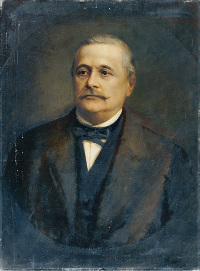 O Conselheiro Imperial e membro do Reichstag Isaak Rubinstein de Franz Seraph von Lenbach