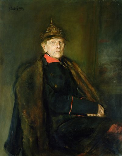 General Fieldmarshal Helmuth Conde von Moltke (1800-91), 1890 de Franz Seraph von Lenbach