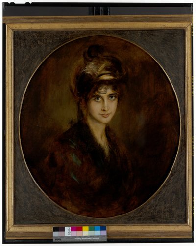 Retrato de uma princesa Aldobrandini de Franz Seraph von Lenbach