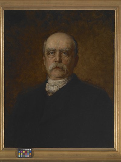 Retrato de Otto Eduard Leopold Von Bismarck (óleo sobre tela) de Franz Seraph von Lenbach