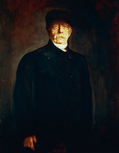 Retrato de Otto von Bismarck-Schoenhausen (Schoenhausen) de Franz Seraph von Lenbach