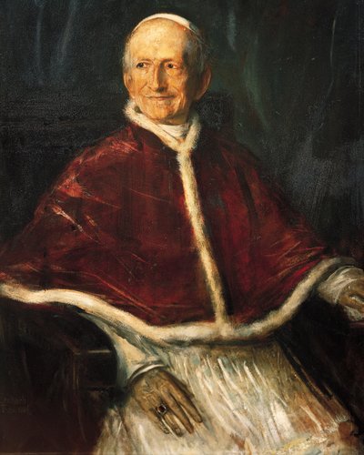 Retrato do Papa Leão XIII (Carpineto Romano de Franz Seraph von Lenbach