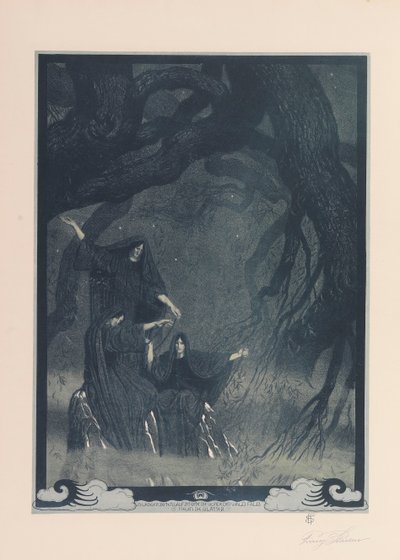 O Anel do Nibelungo, 1914. de Franz Stassen
