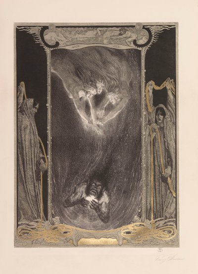 O Anel do Nibelungo, 1914. de Franz Stassen
