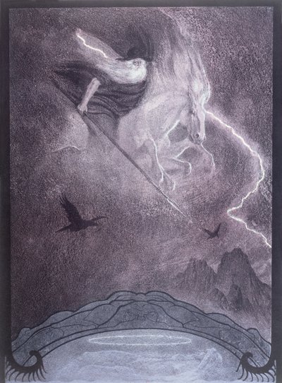 Odin, ilustração de 