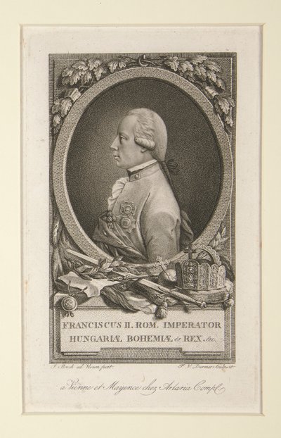 Francisco II. ROM. Imperador da Hungria e Rei da Boêmia de Franz Valentin Durmer