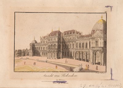 Vista de Belvedere de Franz Volkmann
