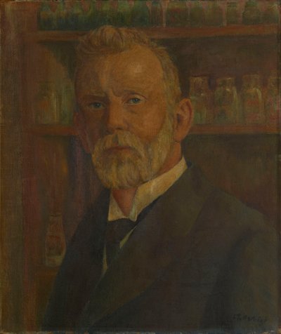 Retrato de Paul Ehrlich 1854-1915, c. 1920. de Franz Wilhelm Voigt