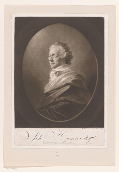Retrato de Johann Hunczovsky
Joh. Hunczovsky / Chirurgiae Professor (título sobre o objecto) de Franz Wrenk
