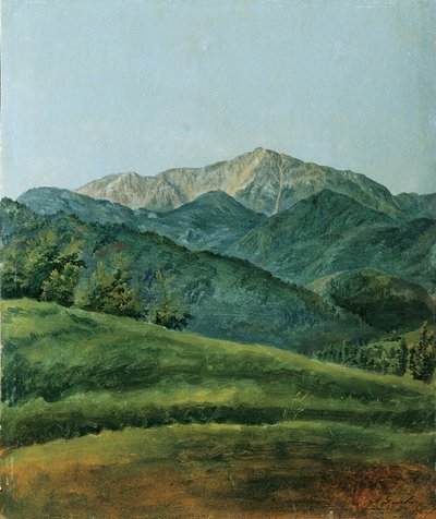A montanha de neve de Franz Xaver Gruber