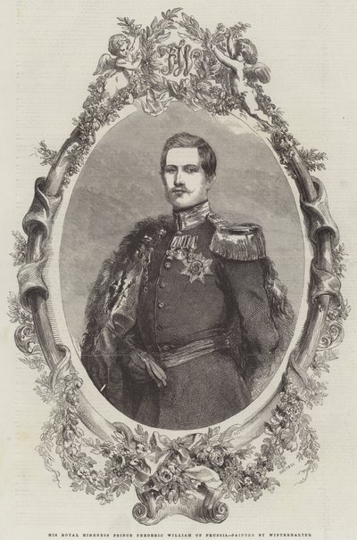 Sua Alteza Real o Príncipe Frederico Guilherme da Prússia de Franz Xaver Winterhalter