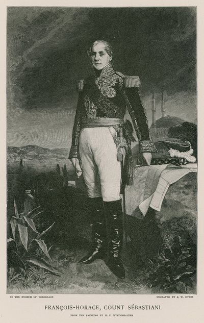 Horácio François Bastien Sebastiani de La Porta de Franz Xaver Winterhalter