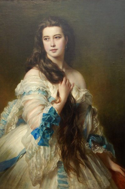 Nadezhda Nikolayevna Rimskaya-Korsakova e Purgold, c. 1870 de Franz Xaver Winterhalter