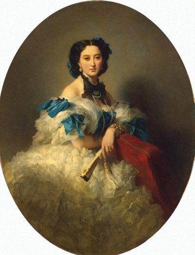 Retrato da condessa Varvara Musina-Pushkina, depois de 1857 de Franz Xaver Winterhalter