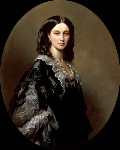 Retrato da duquesa Elizaveta Alexandrovna Baryatinskaya, née Princesa Chernysheva 1826-1902, 1858 de Franz Xaver Winterhalter