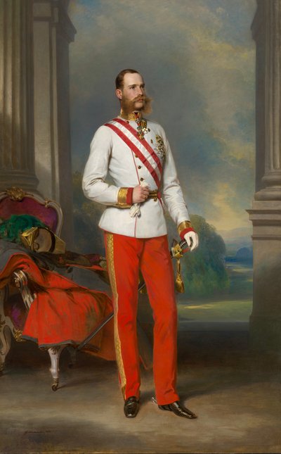 Retrato de Franz Joseph I da Áustria, 1865. de Franz Xaver Winterhalter