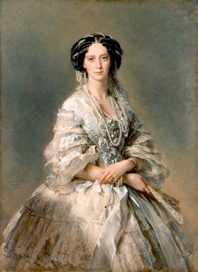 Retrato de Maria Alexandrovna, 1857 de Franz Xaver Winterhalter