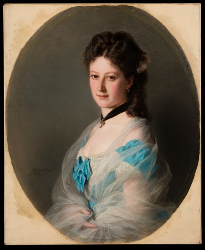 Retrato de Olga von Grunelius de Franz Xaver Winterhalter