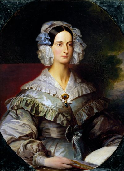 Retrato da Princesa Marie de Orleans, de Franz Xavier Winterhalter de Franz Xaver Winterhalter