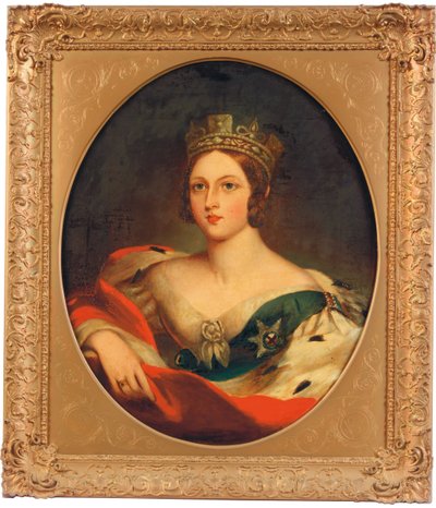 Retrato da rainha Victoria de Franz Xaver Winterhalter