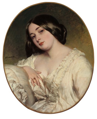 Retrato de uma senhora de Franz Xaver Winterhalter