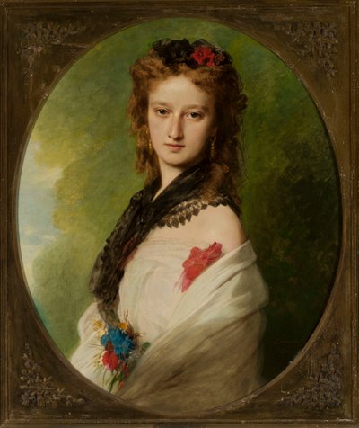 Retrato de Zofia Zamoyska, nascida Potocka (1851-1927) de Franz Xaver Winterhalter