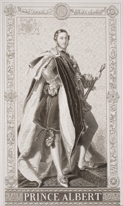 Príncipe Albert (1819-61) de "Ilustrações da História Escocesa e Inglesa" II de Franz Xaver Winterhalter