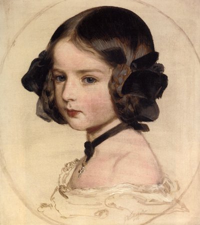 Princesa Clotilde de Saxe-Coburg e Gotha, 1846-1927, 1855. de Franz Xaver Winterhalter