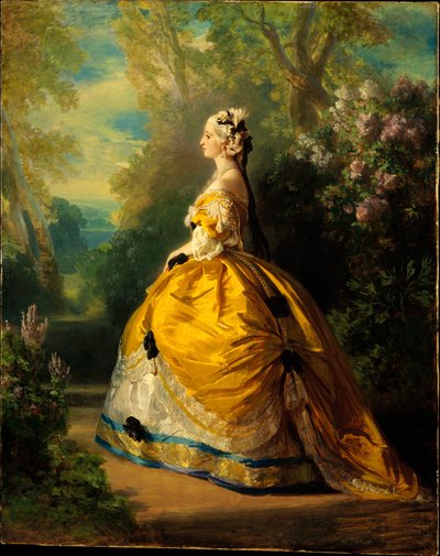 A imperatriz Eugénia (Eugénie de Montijo, 1826-1920, Condesa de Teba) de Franz Xaver Winterhalter