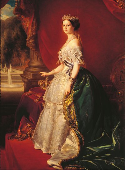 A Imperatriz Eugenie, c.1852 (óleo sobre tela) de Franz Xaver Winterhalter
