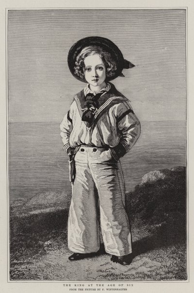 O rei aos seis anos de idade de Franz Xaver Winterhalter