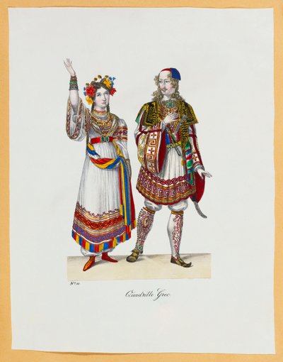 Uma coleção de fantasias, 1827 de Franz Xavier Nachtmann