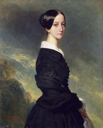 Retrato da Princesa Francisca do Brasil 1824-1898, 1844. de Franz Xaver Winterhalter