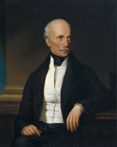 Retrato do arquiduque João da Áustria (1782-1859), de Russ, Franz, o Velho (1817-1892). Óleo sobre tela de Franz the Elder Russ