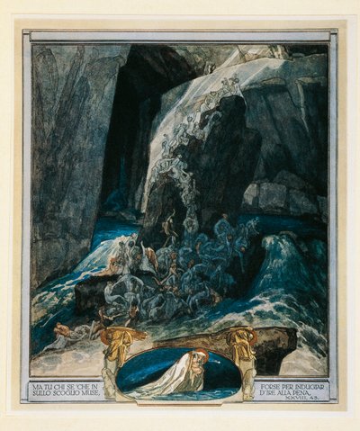 Áustria, Viena, Ilustração da Divina Comédia de Dante Alighieri (Inferno, Canto XXVIII) por Franz von Bayros de Franz von (1866 1924) Bayros