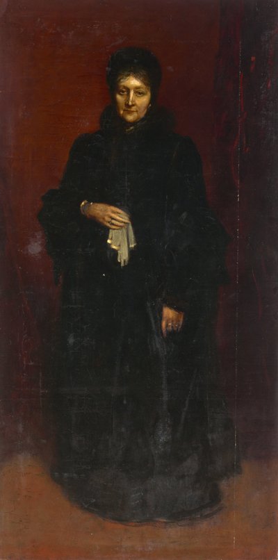Augusta Rainha da Prússia e Imperatriz Alemã de Franz von Lenbach