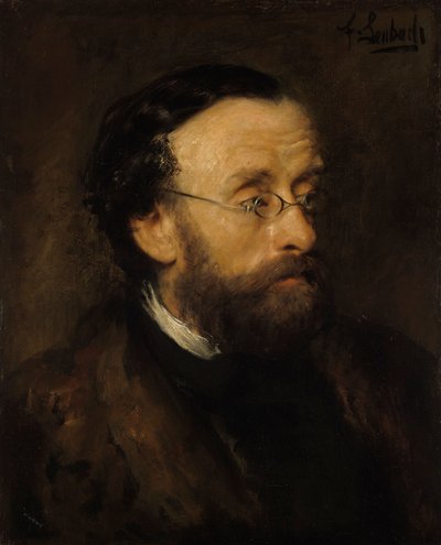 O pintor paisagista Eduard Schleich de Franz von Lenbach