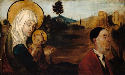 Fuga para o Egito, com o Barão Karl Eduard von Liphart como Joseph de Franz von Lenbach