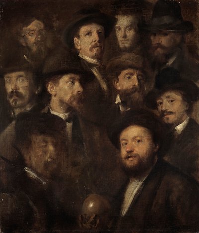 Sociedade dos Cones – Dez retratos de artistas de Franz von Lenbach