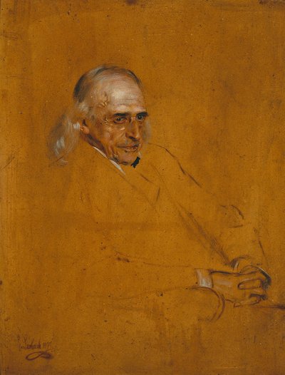 Theodor Mommsen. Estudo de Franz von Lenbach