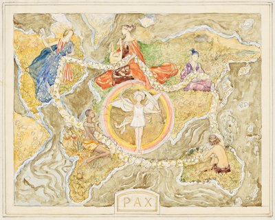 Pax (desenho para uma tapeçaria) de Franz von Matsch
